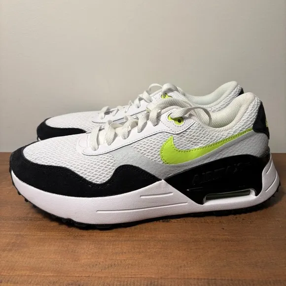 Nike Air Max SYSTM White Volt Sneakers Shoes DM9537-100 Men's Size 9