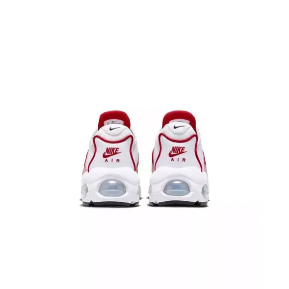 Nike Air Max TW DQ3984-104 Sneakers Men's White Red Lace Up Casual Shoes NR8571