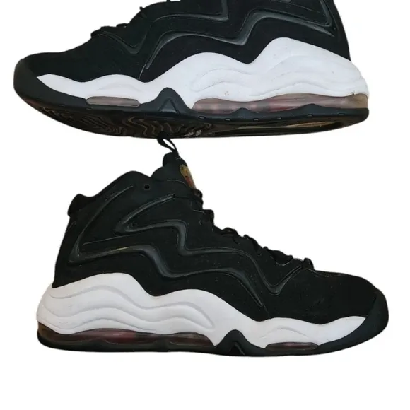 Nike Air Pippen Black Varsity Red 2008 325001-061 Mens Size US 12