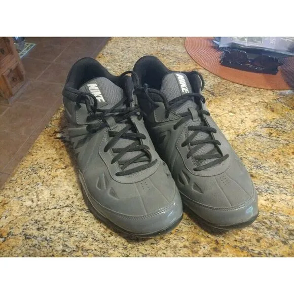 Nike Air Ring Leader Low 2 Basketball Shoes 637805-006 Size 11 Gray Sneakers