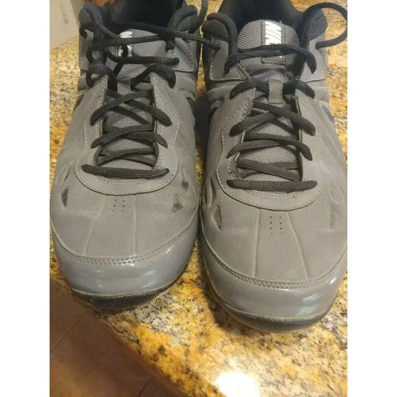Nike Air Ring Leader Low 2 Basketball Shoes 637805-006 Size 11 Gray Sneakers