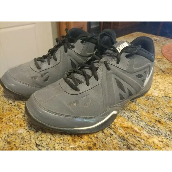 Nike Air Ring Leader Low 2 Basketball Shoes 637805-006 Size 11 Gray Sneakers