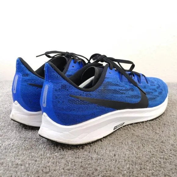 Nike Air Zoom Pegasus 36 Mens Size 13 Running Shoes Blue Sneakers AQ2203-400