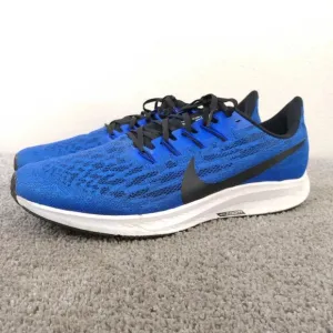 Nike Air Zoom Pegasus 36 Mens Size 13 Running Shoes Blue Sneakers AQ2203-400