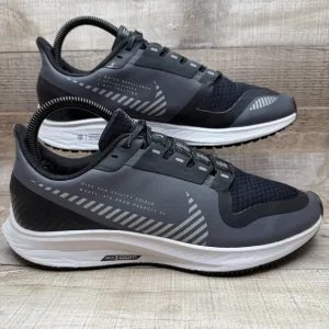 Nike Air Zoom Pegasus 36 Shield Running Shoes Womens 8.5 8 1/2 Cool Grey Black