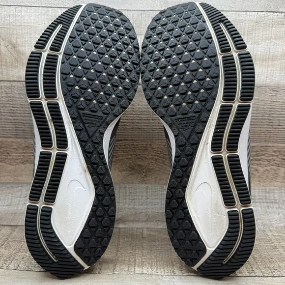 Nike Air Zoom Pegasus 36 Shield Running Shoes Womens 8.5 8 1/2 Cool Grey Black