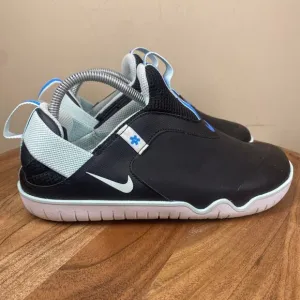 Nike Air Zoom Pulse Mens Black Teal Nursing Medical Size 5.5 Slip On Shoes