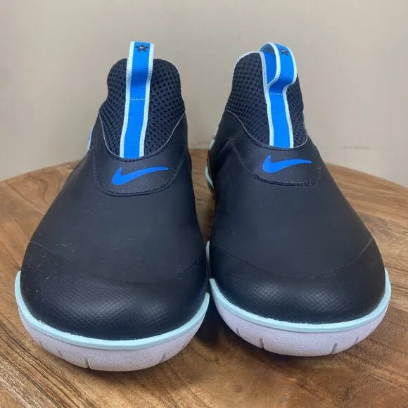 Nike Air Zoom Pulse Mens Black Teal Nursing Medical Size 5.5 Slip On Shoes