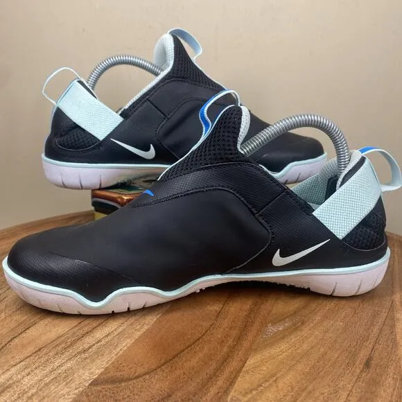 Nike Air Zoom Pulse Mens Black Teal Nursing Medical Size 5.5 Slip On Shoes