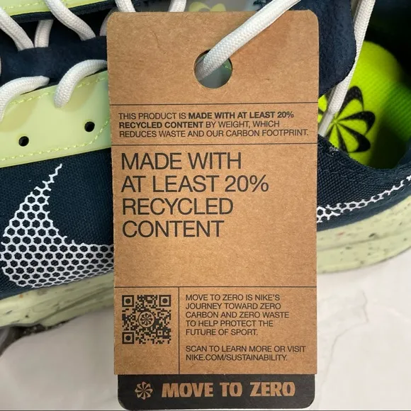 Nike Air Zoom Type Crater Mens Sz 10 Recycled Sneakers Lightweight Running Shoes