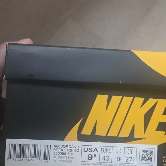 Nike AirJordan Men's 1 Retro OG High Pollen 9.5 *Offers Are Welcome*