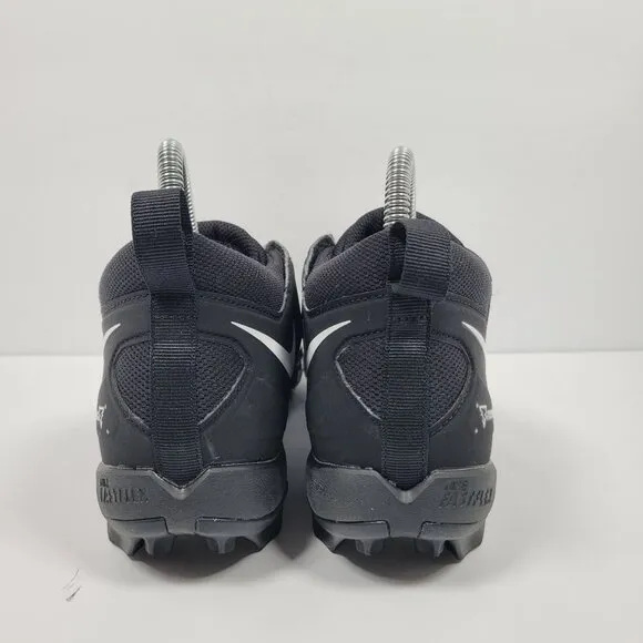 Nike Alpha Menace 3 Shark Men’s Black &amp; White Football Cleats CV0582-001 US Sz 8