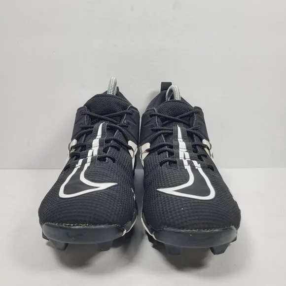 Nike Alpha Menace 3 Shark Men’s Black &amp; White Football Cleats CV0582-001 US Sz 8