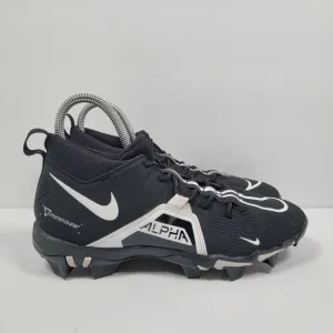 Nike Alpha Menace 3 Shark Men’s Black &amp; White Football Cleats CV0582-001 US Sz 8