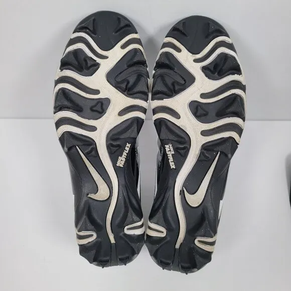 Nike Alpha Menace 3 Shark Men’s Black &amp; White Football Cleats CV0582-001 US Sz 8