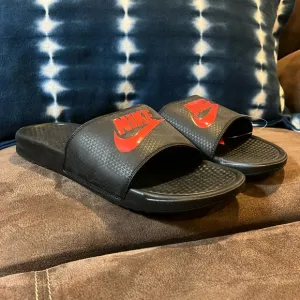 Nike Benassi JDI slides sandals shoes new 343880 060 Mens Size 12