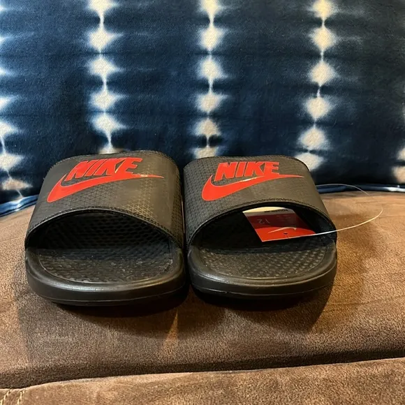 Nike Benassi JDI slides sandals shoes new 343880 060 Mens Size 12