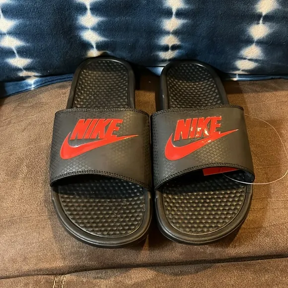 Nike Benassi JDI slides sandals shoes new 343880 060 Mens Size 12