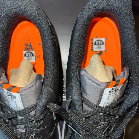 Nike Black and Gray Sneakers with White Accents