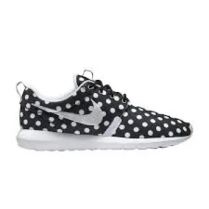 Nike Black and White Roshe Polka Dot Sneakers