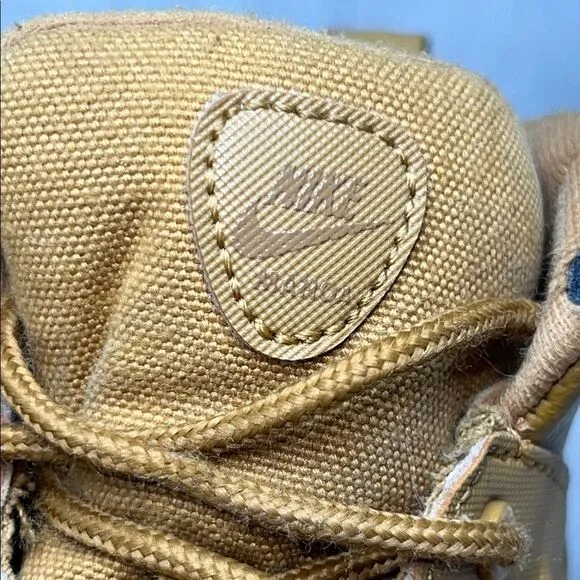 Nike Black and Tan Durable High-Top Boots