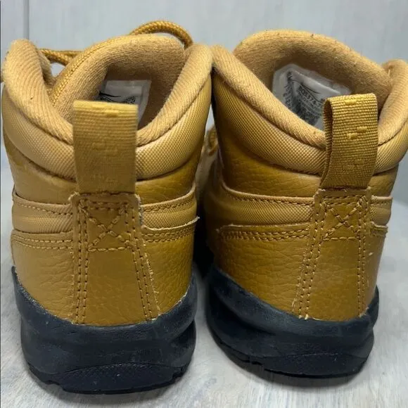 Nike Black and Tan Durable High-Top Boots