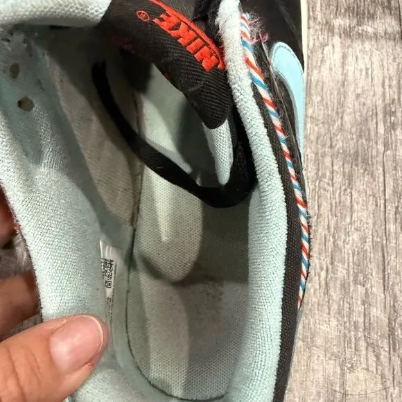 Nike Black and Teal Sneakers