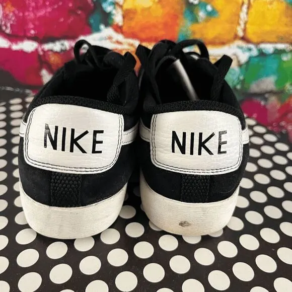 Nike Blazer Low SD AV9373 001  Size 8.5 Black/White Sneakers Athletic Shoes