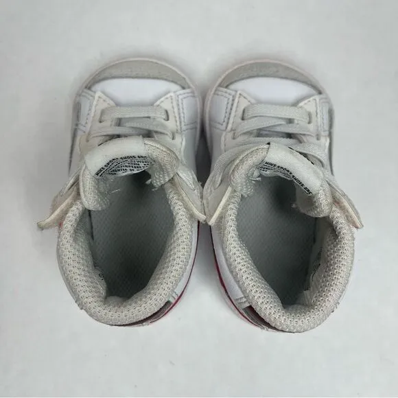 Nike Blazer Mid 77 Team Red Shoes Sneakers DA4088-102 White Infant Baby Boys 3