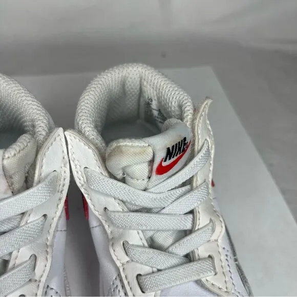 Nike Blazer Mid 77 Team Red Shoes Sneakers DA4088-102 White Infant Baby Boys 3