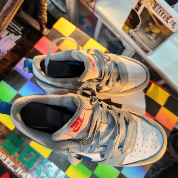 Nike Blue and Gray Sneakers