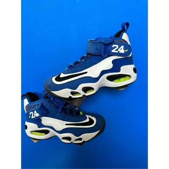 Nike Boys Air Griffey Max 1 DJ5162-400 Blue Basketball Shoes Sneakers Size 4Y