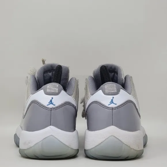 Nike Boys Air Jordan 11 528896-140 Gray Basketball Shoes Sneakers Size 6.5Y