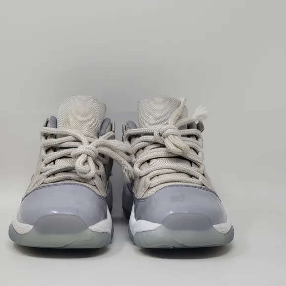 Nike Boys Air Jordan 11 528896-140 Gray Basketball Shoes Sneakers Size 6.5Y