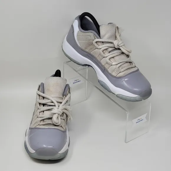 Nike Boys Air Jordan 11 528896-140 Gray Basketball Shoes Sneakers Size 6.5Y