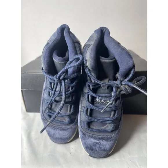 Nike Boys Air Jordan 11 DO3857-441 Blue Basketball Shoes Sneakers Sz 13C No Box