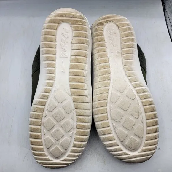 Nike Burrow Mens 13 Slides Sandal Cargo Khaki Volt Green Casual DJ3130-300