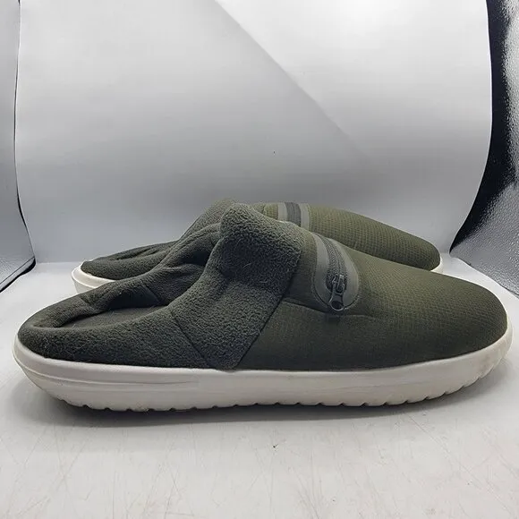 Nike Burrow Mens 13 Slides Sandal Cargo Khaki Volt Green Casual DJ3130-300
