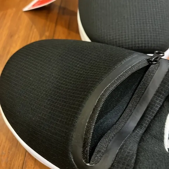 Nike Burrow NA zip Slides Slippers Shoes new DJ3130 001 mens sizes black white