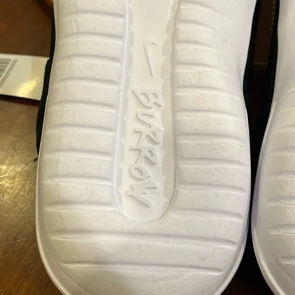 Nike Burrow NA zip Slides Slippers Shoes new DJ3130 001 mens sizes black white