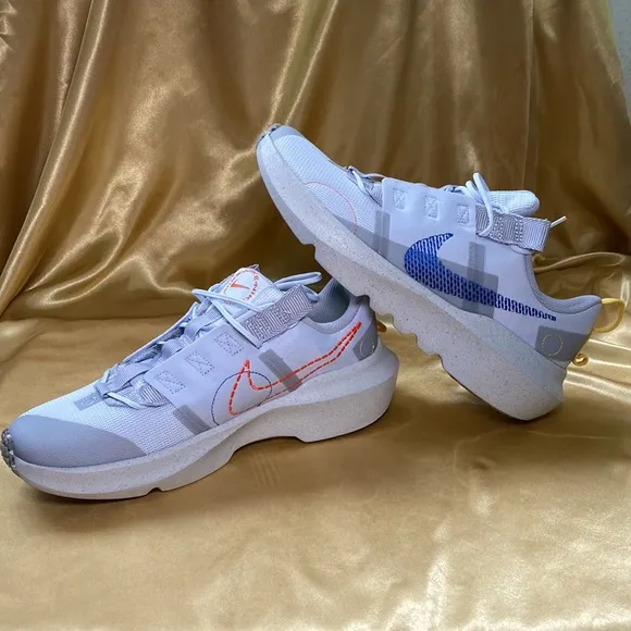 Nike Crater Impact GS Grey Shoes Royal Size 7Y/8 Women/ 6.5 Men DB3551-003