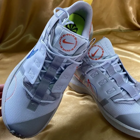 Nike Crater Impact GS Grey Shoes Royal Size 7Y/8 Women/ 6.5 Men DB3551-003