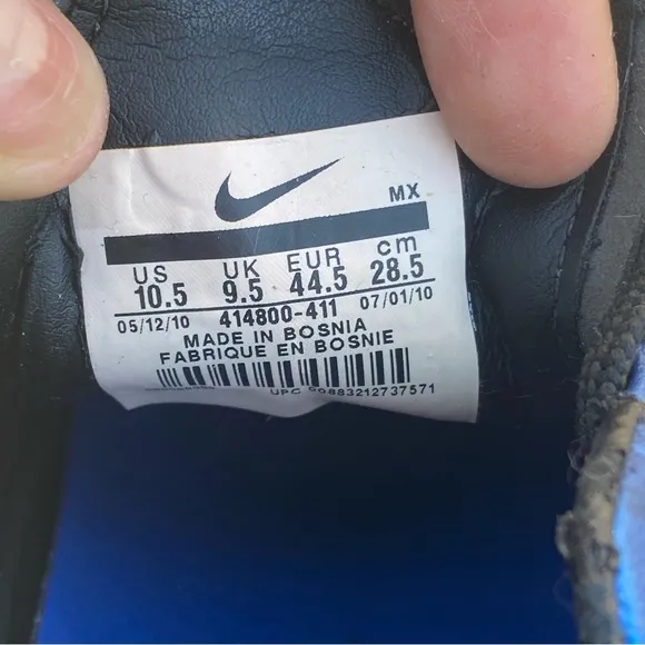 Nike CTR 360 Maestri SG US 10.5 RARE Bosnia 414800-411 Soccer Boots Player Issue