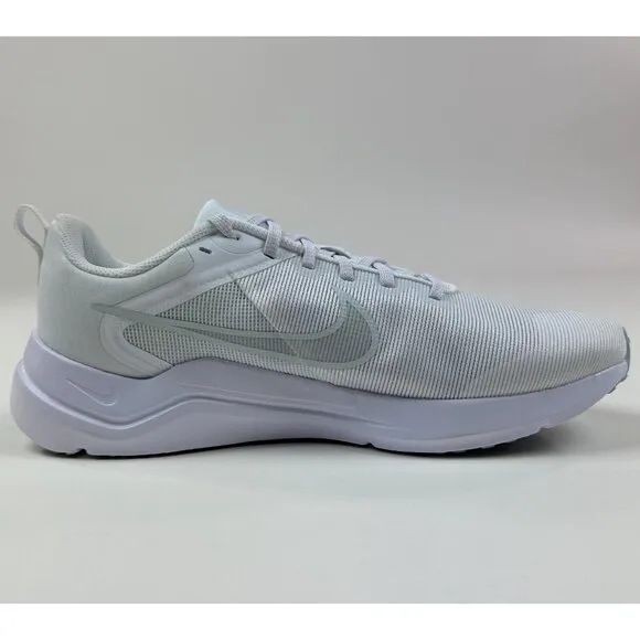 Nike Downshifter 12 Mens 9.5 / Womens 11 Wihte Running Shoes Sneakers DD9293-100