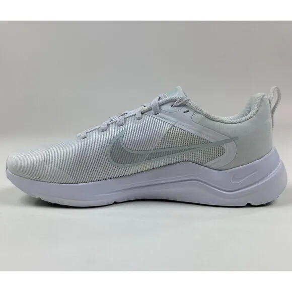 Nike Downshifter 12 Mens 9.5 / Womens 11 Wihte Running Shoes Sneakers DD9293-100