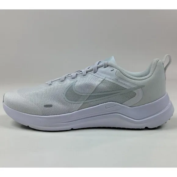 Nike Downshifter 12 Mens 9.5 / Womens 11 Wihte Running Shoes Sneakers DD9293-100
