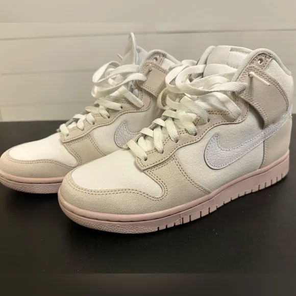 Nike Dunk High Retro Premium - Summit White/Phantom/Pink Oxford/White (9M)