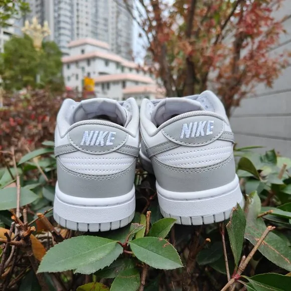Nike Dunk Low Gray and White Women's sneakers