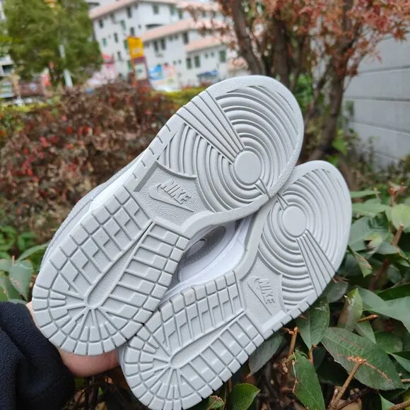 Nike Dunk Low Gray and White Women's sneakers
