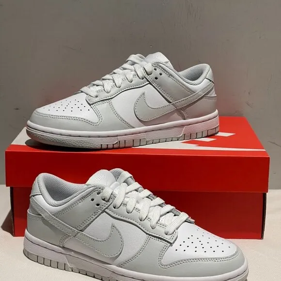 Nike Dunk Low Gray and White Women's sneakers